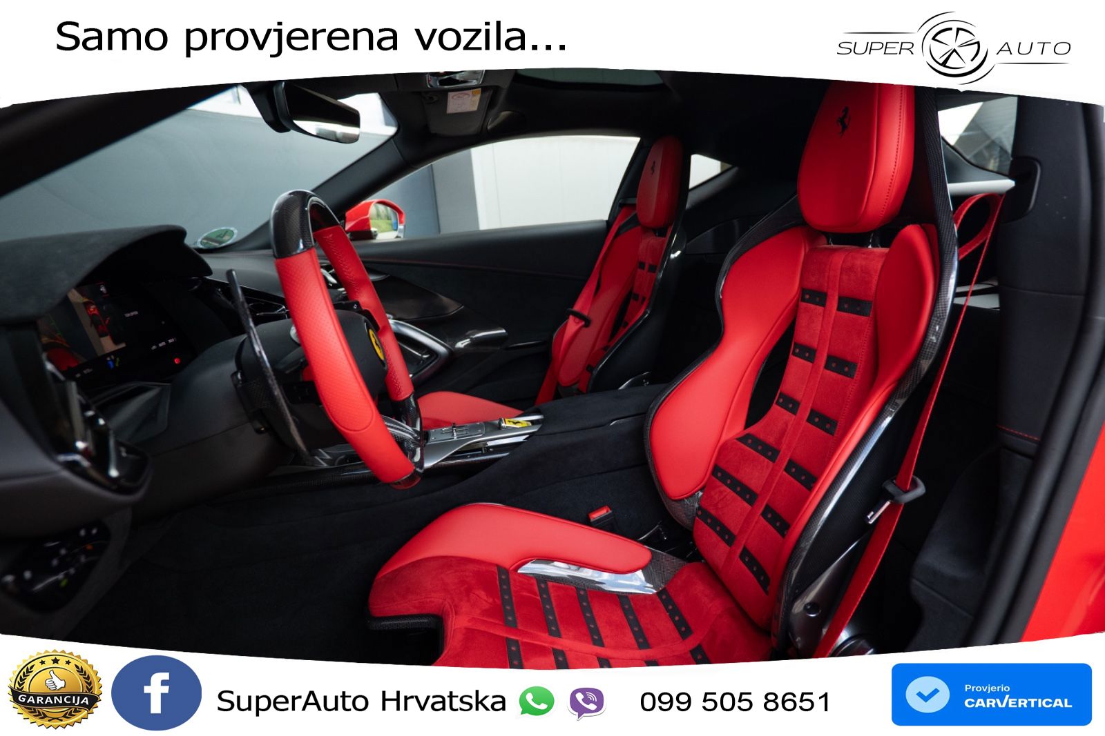 Ferrari 12Cilindri Spider 6.5 V12 (830 KS) F1 DCT LED+ACC