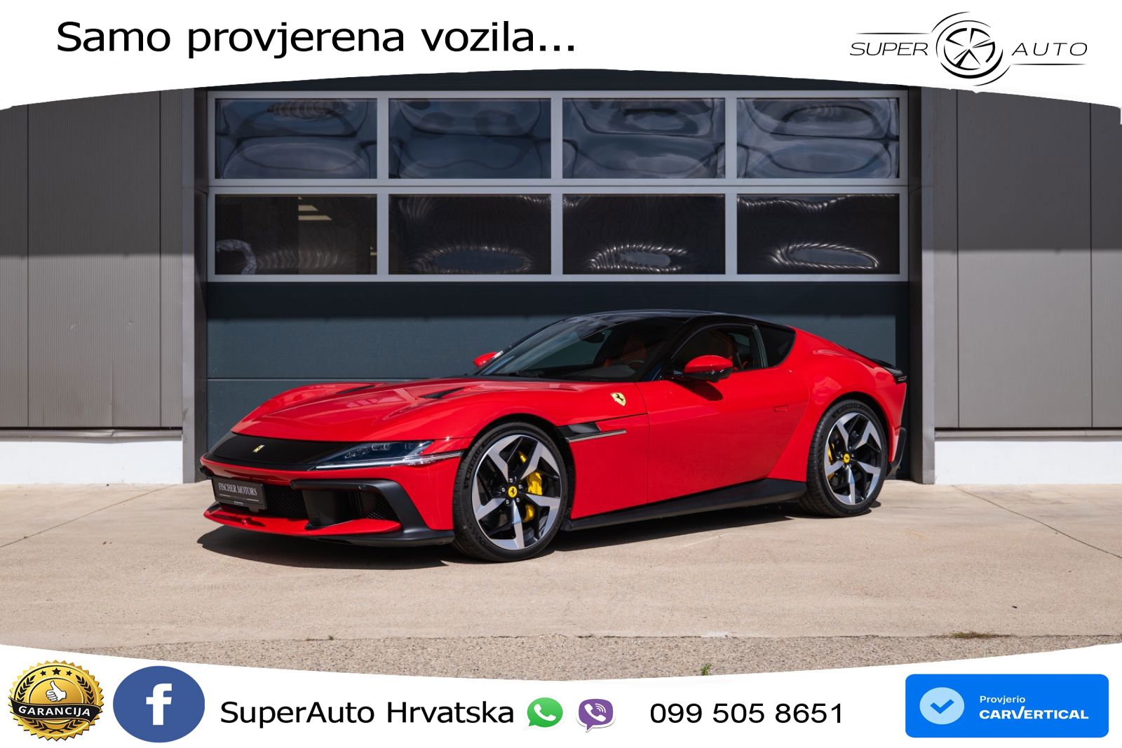 Ferrari 12Cilindri Spider 6.5 V12 (830 KS) F1 DCT LED+ACC