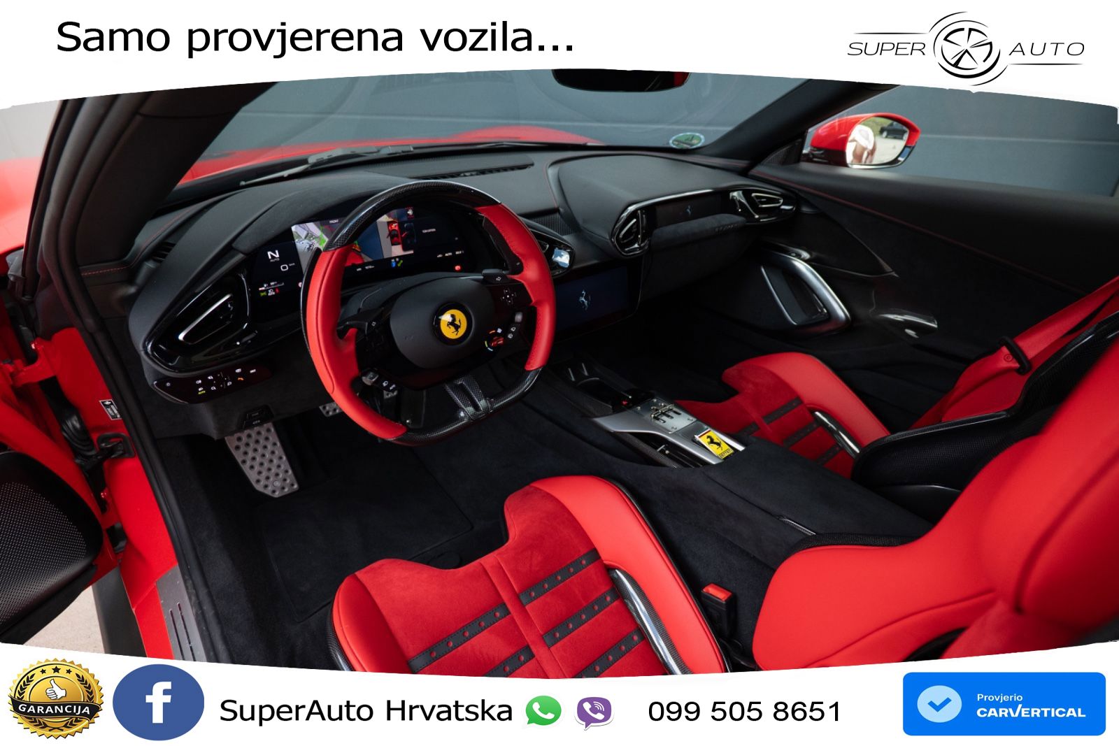 Ferrari 12Cilindri Spider 6.5 V12 (830 KS) F1 DCT LED+ACC