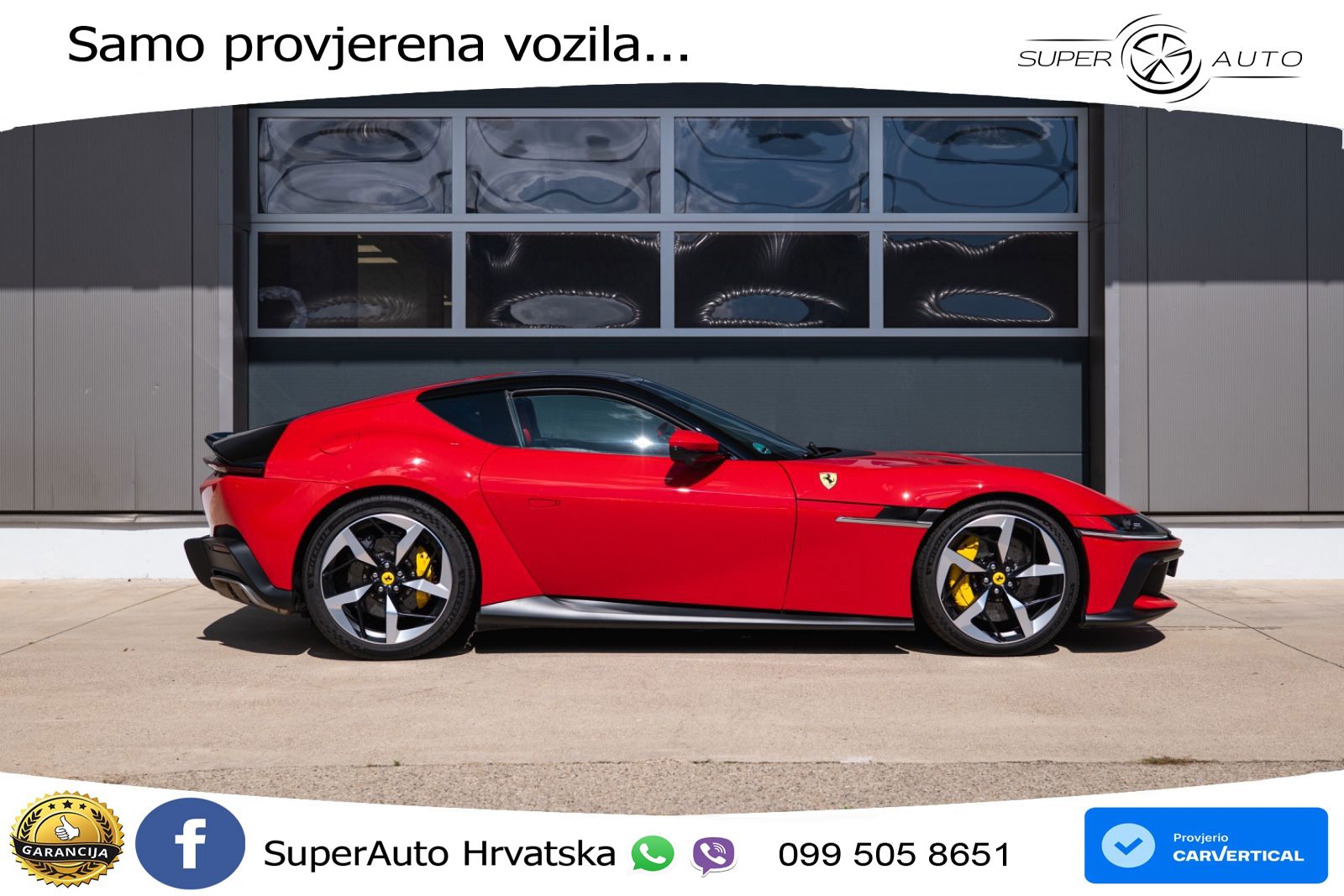 Ferrari 12Cilindri Spider 6.5 V12 (830 KS) F1 DCT LED+ACC