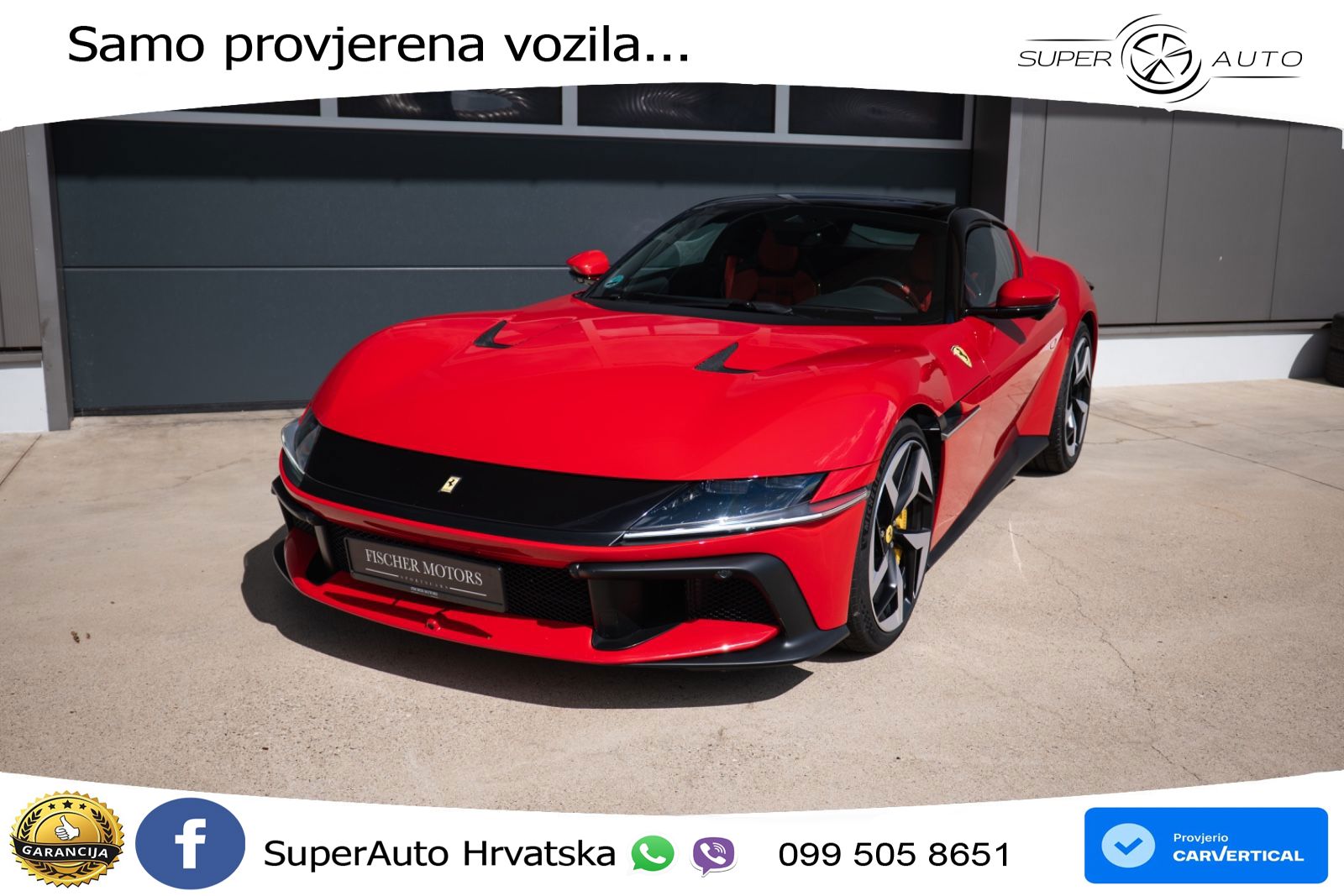 Ferrari 12Cilindri Spider 6.5 V12 (830 KS) F1 DCT LED+ACC