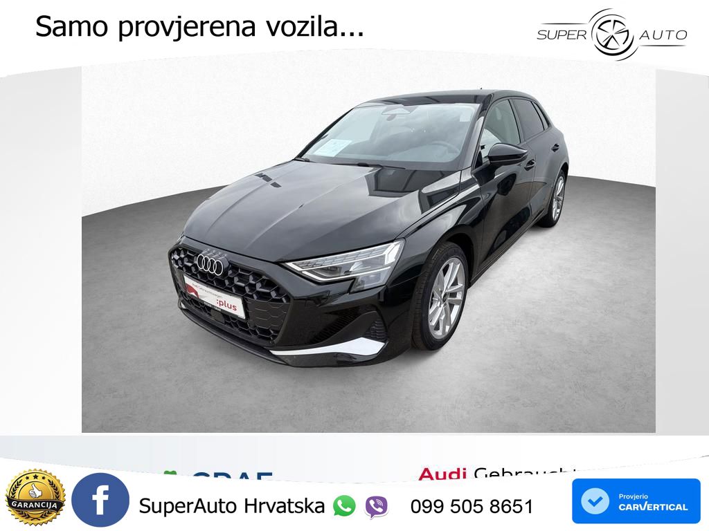 Audi A3 35 TFSI (150 KS) advanced LED+GR SJED+ACC