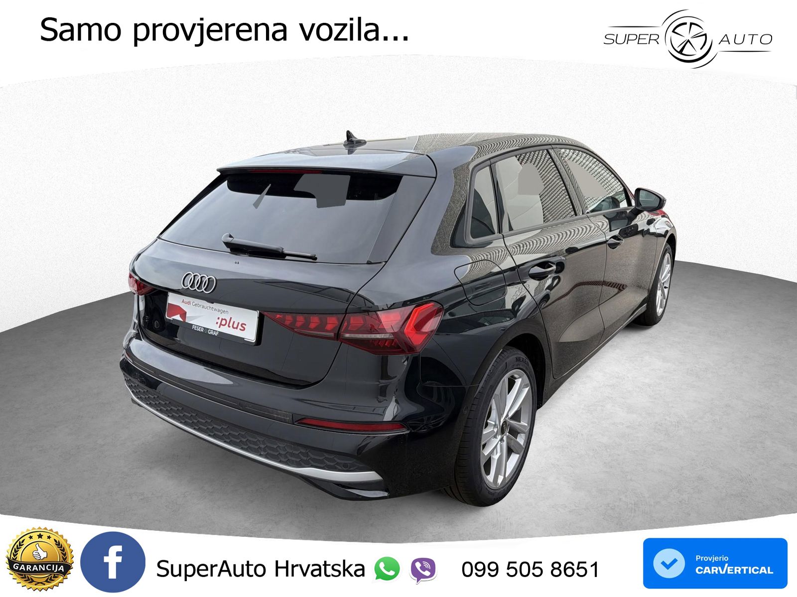 Audi A3 35 TFSI (150 KS) advanced LED+GR SJED+ACC