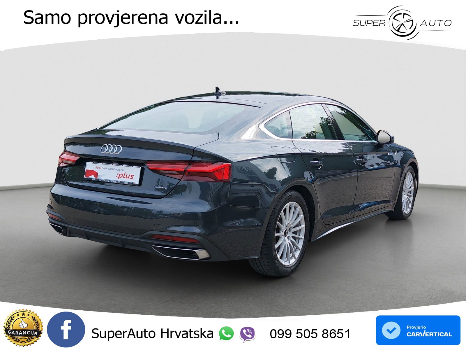 Audi A5 Sportback  40 TFSI (204 KS) quattro S tronic