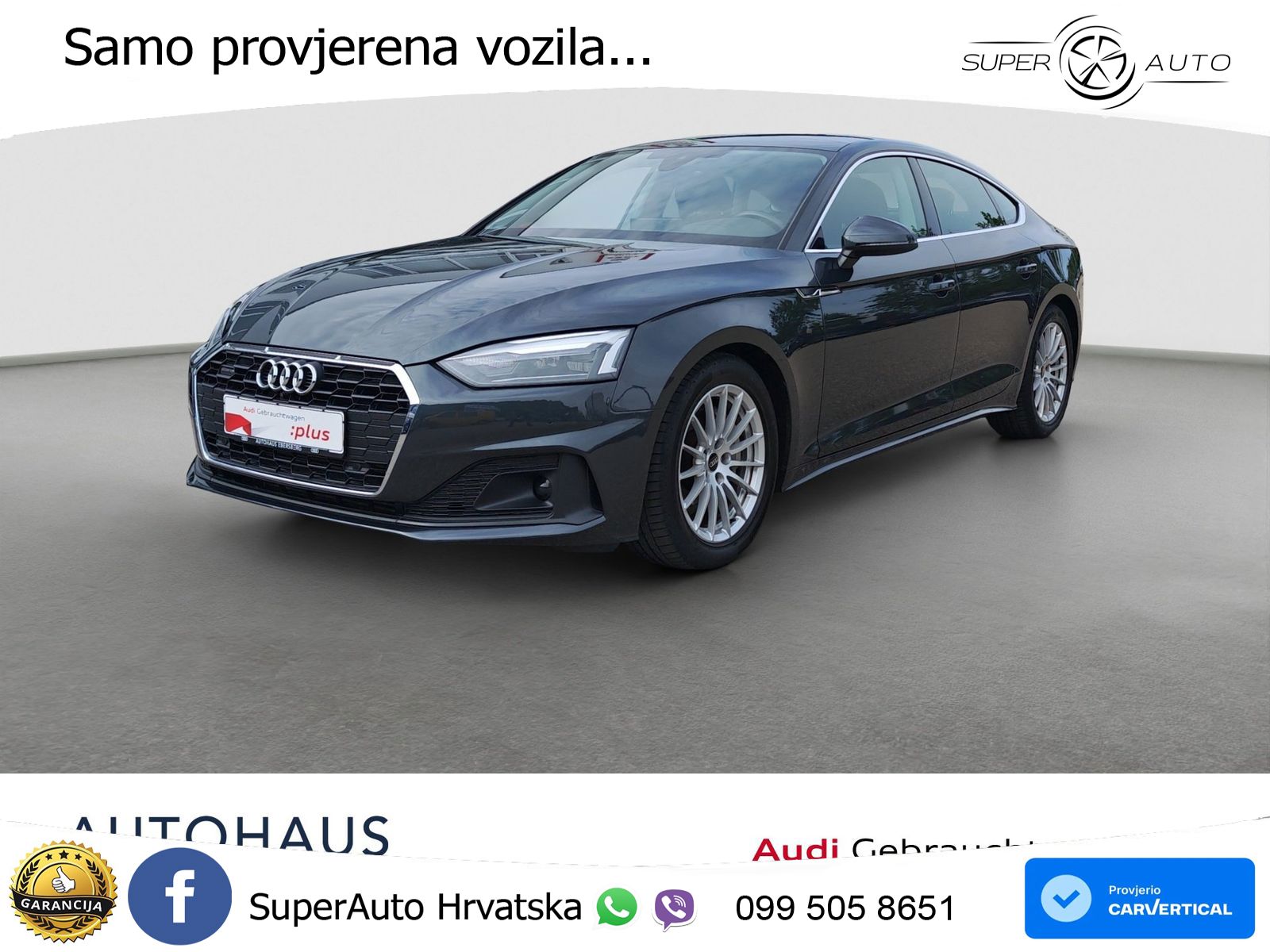Audi A5 Sportback  40 TFSI (204 KS) quattro S tronic