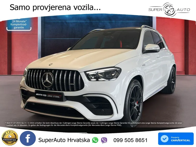 Mercedes AMG GLE 63 S V8 (612 KS) EQ Boost 4MATIC+ AMG SPEEDSHIFT TCT 9G LED+GR SJED+ACC