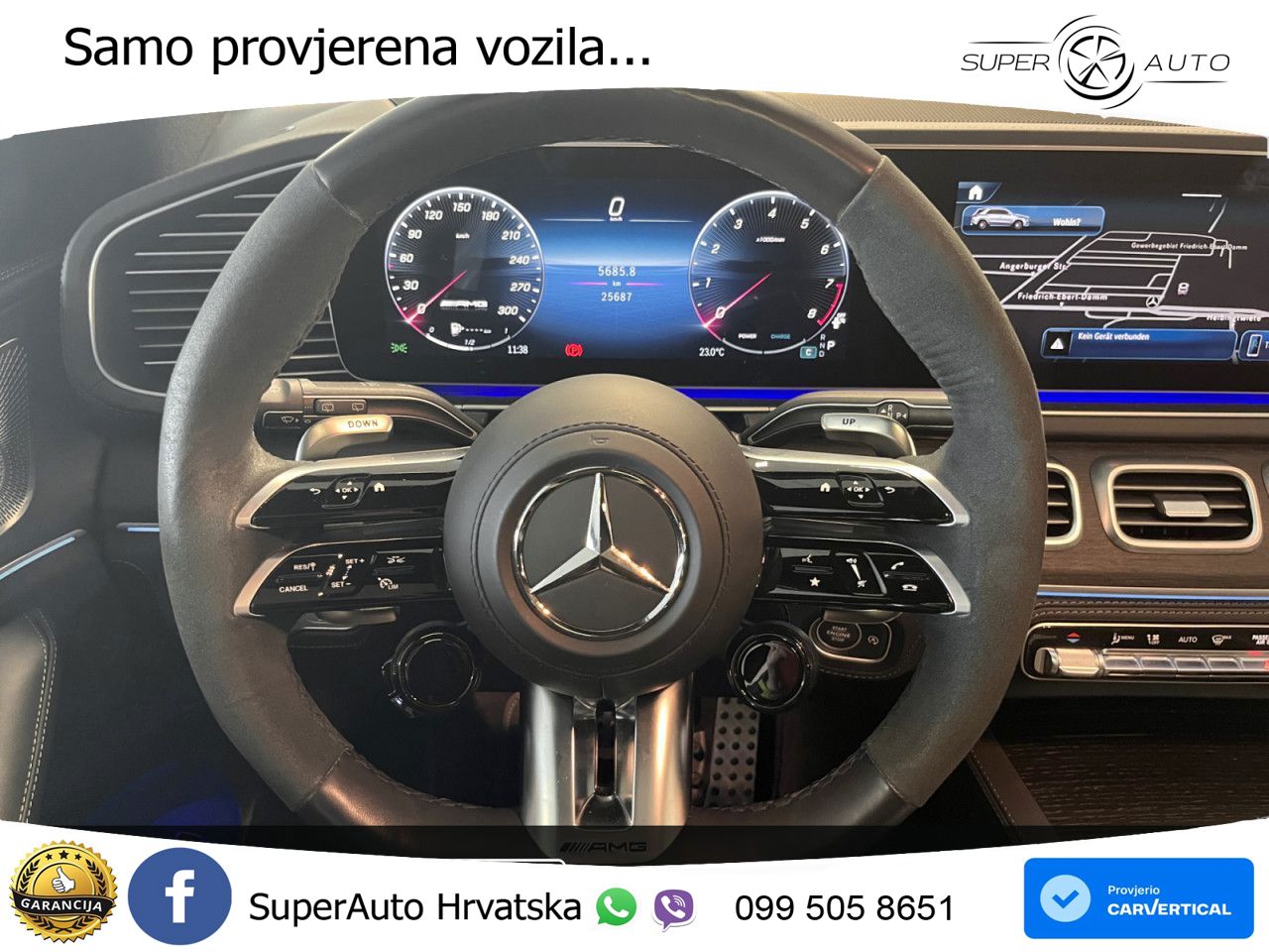 Mercedes AMG GLE 63 S V8 (612 KS) EQ Boost 4MATIC+ AMG SPEEDSHIFT TCT 9G LED+GR SJED+ACC