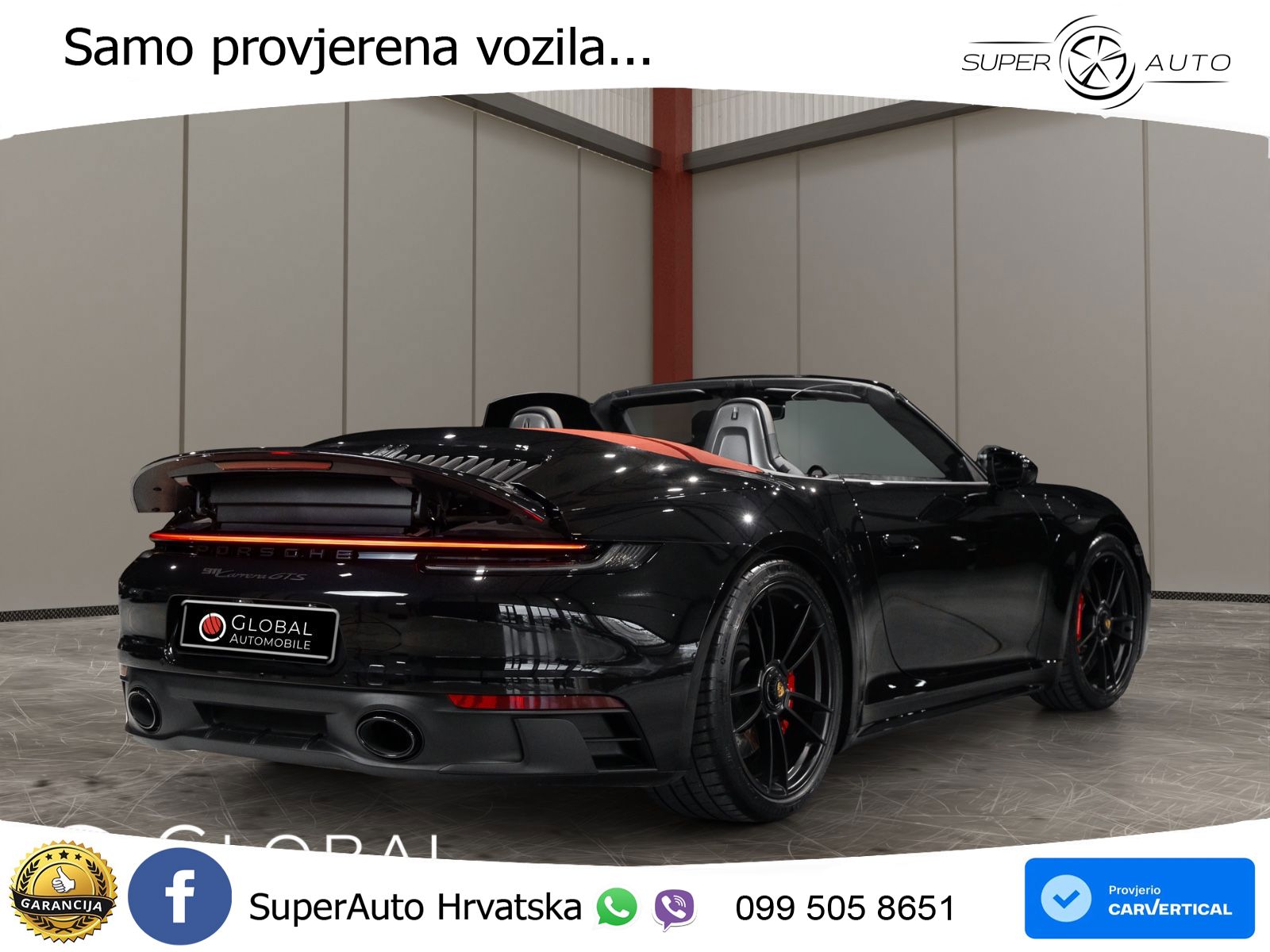 Porsche 911 Carrera GTS Cabriolet 3.0 (480 KS) PDK
