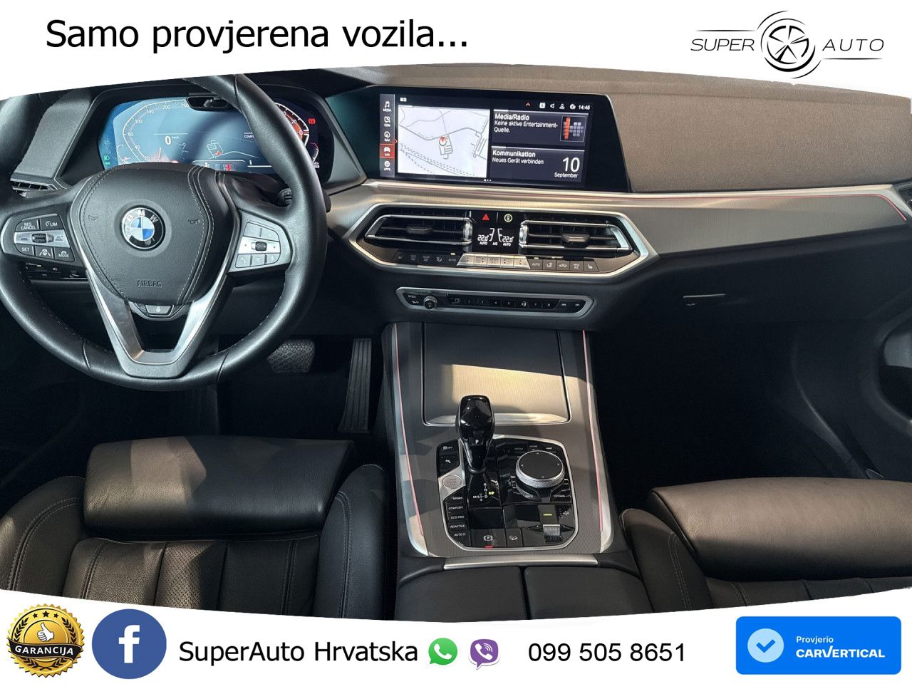 BMW X5 30d (286 KS) xDrive Steptronic ZRAČNI+ACC+GR SJED+KAM