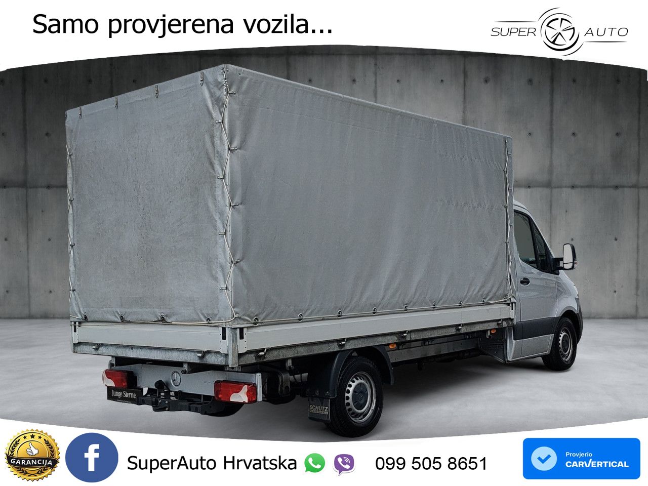 Mercedes-Benz Sprinter 317 CDI Pritsche Lang AHK+9G+Klima+Navi 170 KS