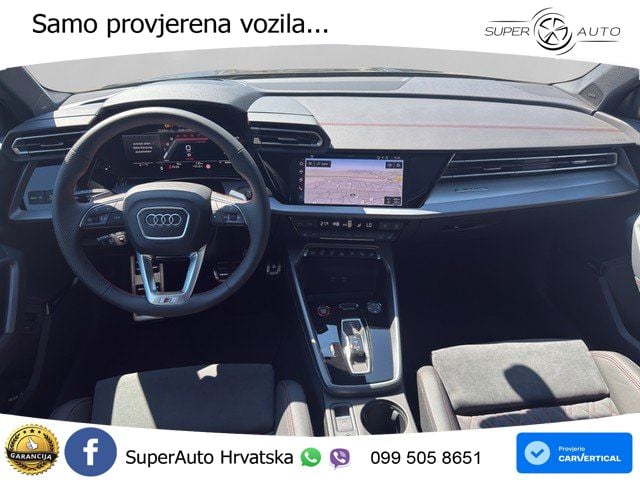 Audi S3 Limuzina 2.0 TFSI (333 KS) quattro S tronic LED+GR SJED+ACC