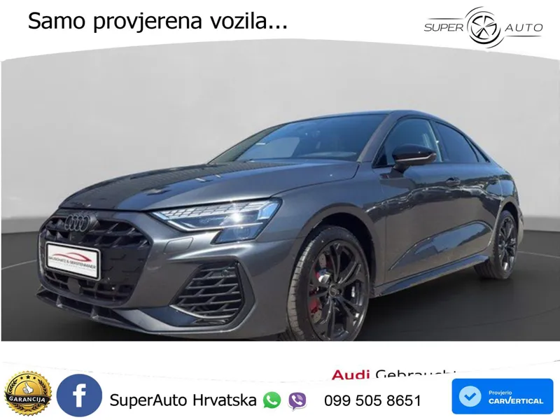 Audi S3 Limuzina 2.0 TFSI (333 KS) quattro S tronic LED+GR SJED+ACC