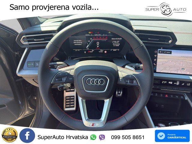 Audi S3 Limuzina 2.0 TFSI (333 KS) quattro S tronic LED+GR SJED+ACC