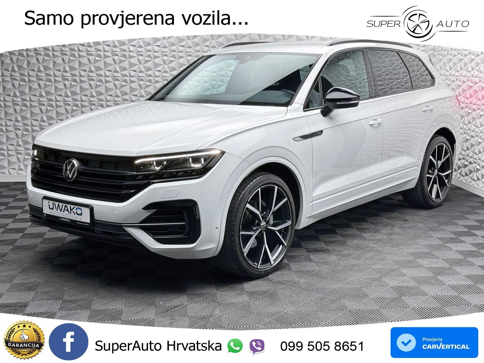 Volkswagen Touareg 3.0 V6 TDI (286 KS) 4MOTION Tiptronic R-Line ZRAČNI+ACC+4xGR SJED+KAM