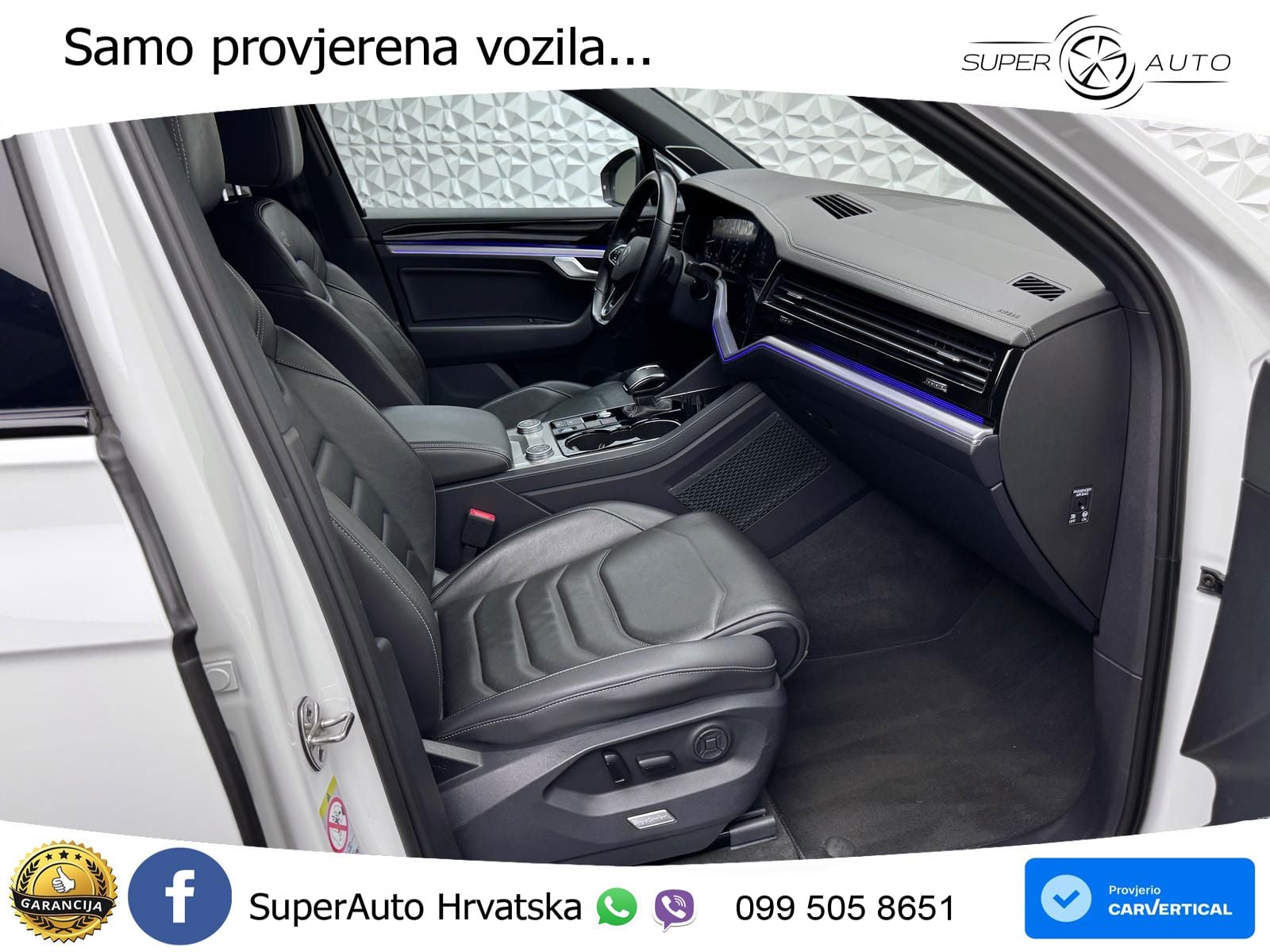 Volkswagen Touareg 3.0 V6 TDI (286 KS) 4MOTION Tiptronic R-Line ZRAČNI+ACC+4xGR SJED+KAM
