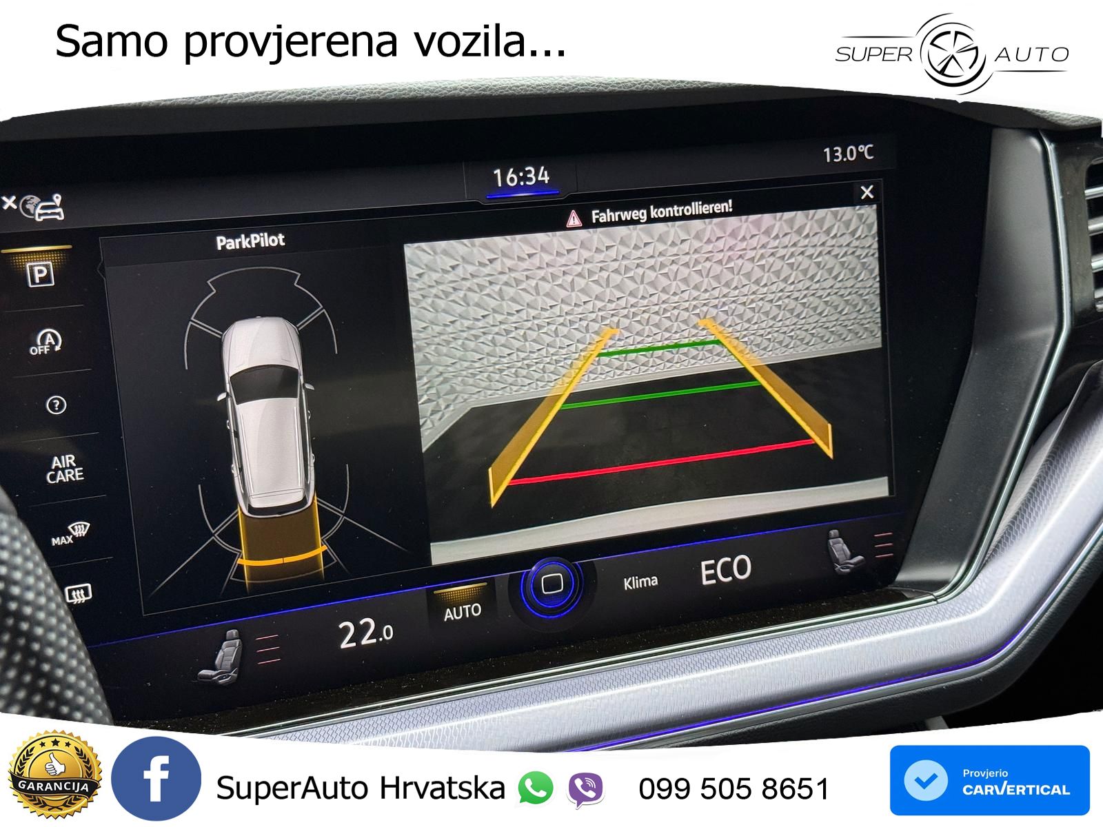 Volkswagen Touareg 3.0 V6 TDI (286 KS) 4MOTION Tiptronic R-Line ZRAČNI+ACC+4xGR SJED+KAM
