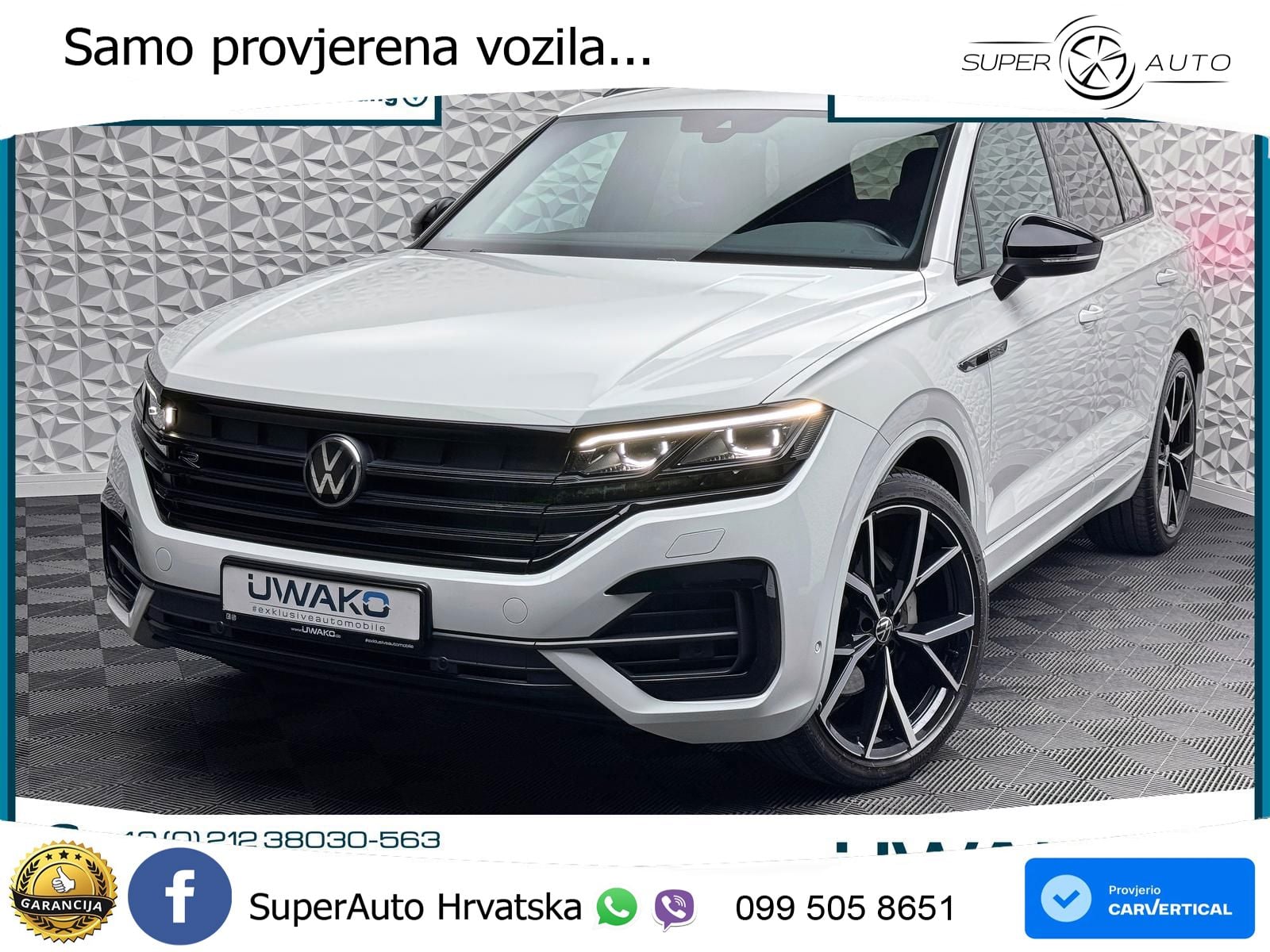 Volkswagen Touareg 3.0 V6 TDI (286 KS) 4MOTION Tiptronic R-Line ZRAČNI+ACC+4xGR SJED+KAM