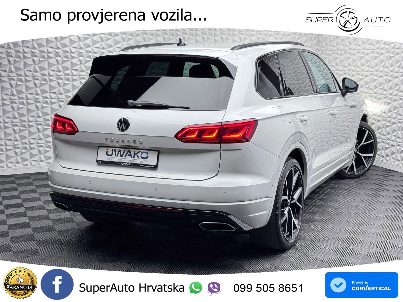 Volkswagen Touareg 3.0 V6 TDI (286 KS) 4MOTION Tiptronic R-Line ZRAČNI+ACC+4xGR SJED+KAM