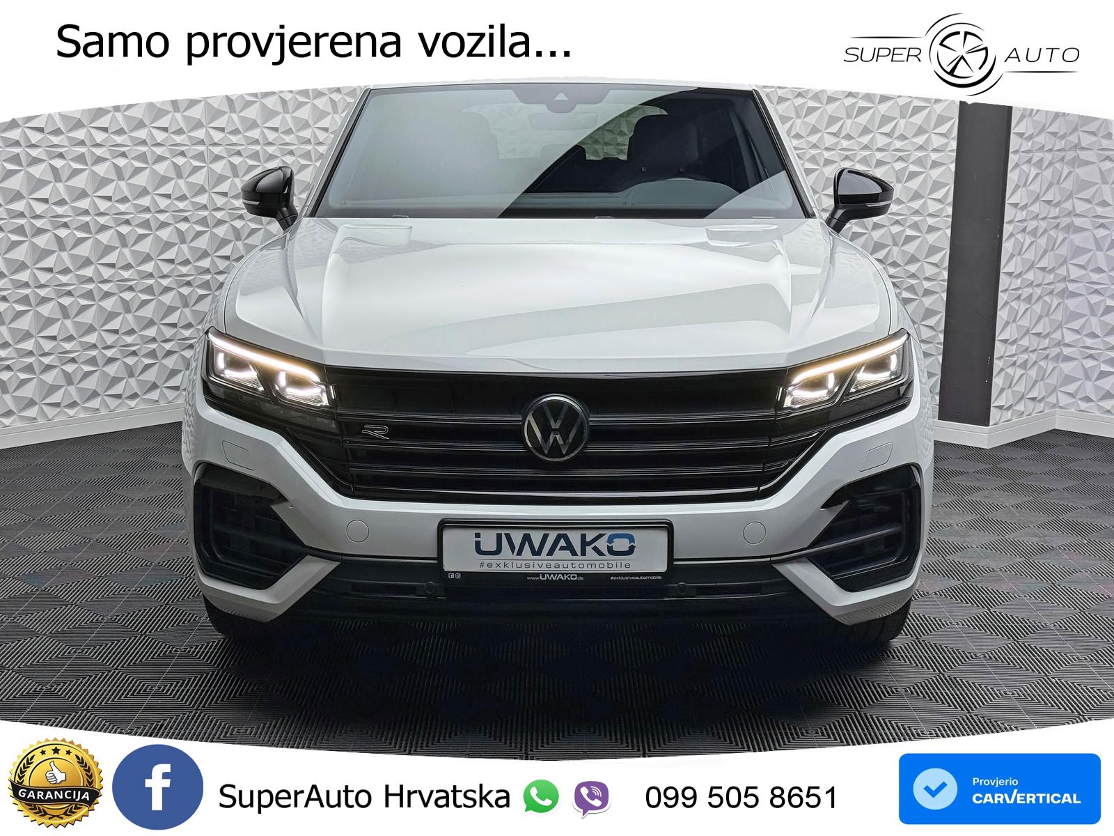 Volkswagen Touareg 3.0 V6 TDI (286 KS) 4MOTION Tiptronic R-Line ZRAČNI+ACC+4xGR SJED+KAM