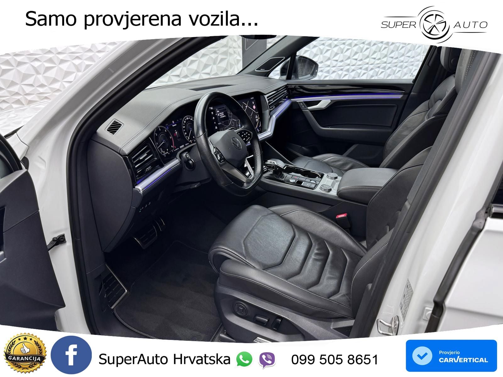 Volkswagen Touareg 3.0 V6 TDI (286 KS) 4MOTION Tiptronic R-Line ZRAČNI+ACC+4xGR SJED+KAM