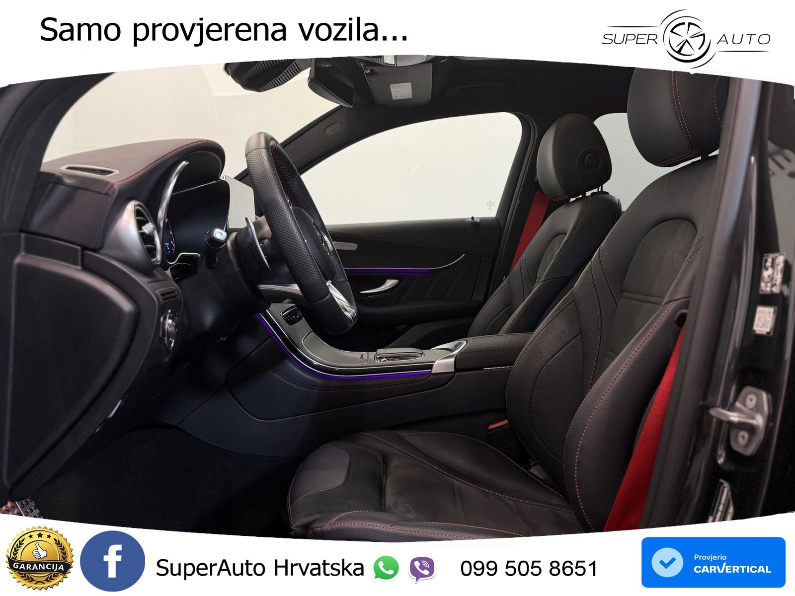 Mercedes GLC Coupe AMG 43 V6 (390 KS) 4MATIC TCT ZRAČNI+ACC+GR SJED+KAM+PANO