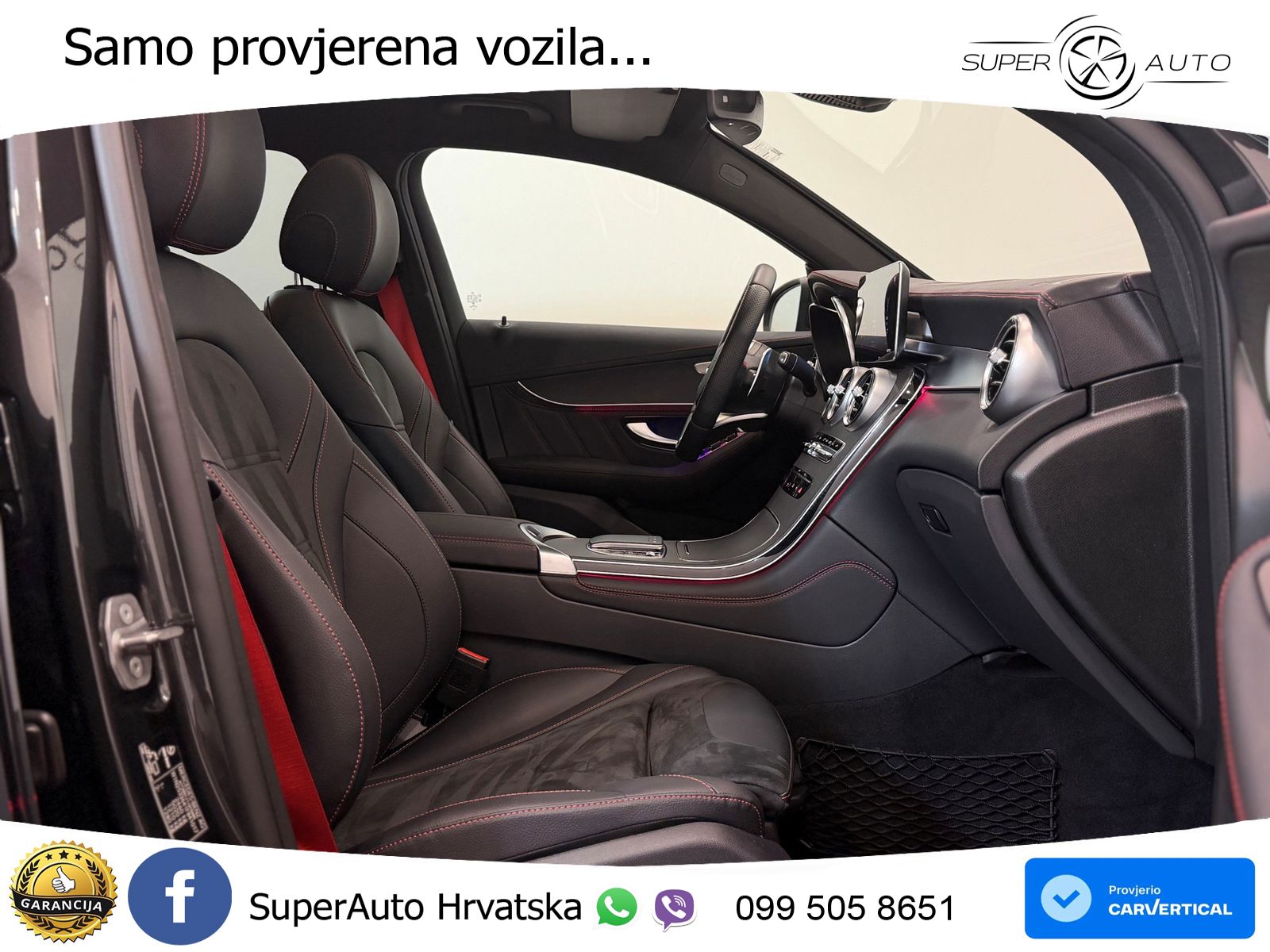 Mercedes GLC Coupe AMG 43 V6 (390 KS) 4MATIC TCT ZRAČNI+ACC+GR SJED+KAM+PANO