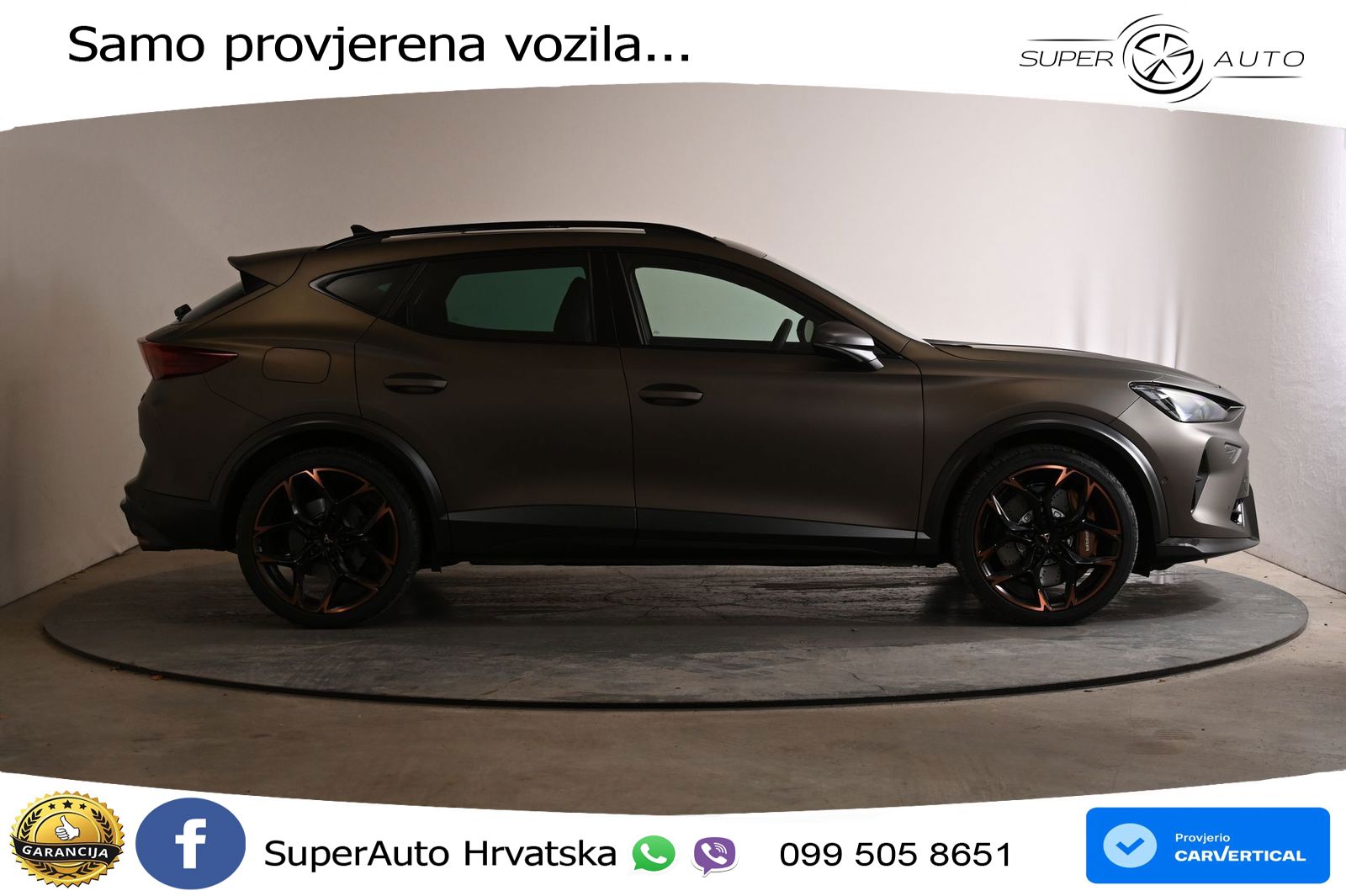 Cupra Formentor VZ5 2.5 TSI (390 KS) 4Drive DSG MATRIX+GR SJED+KAM