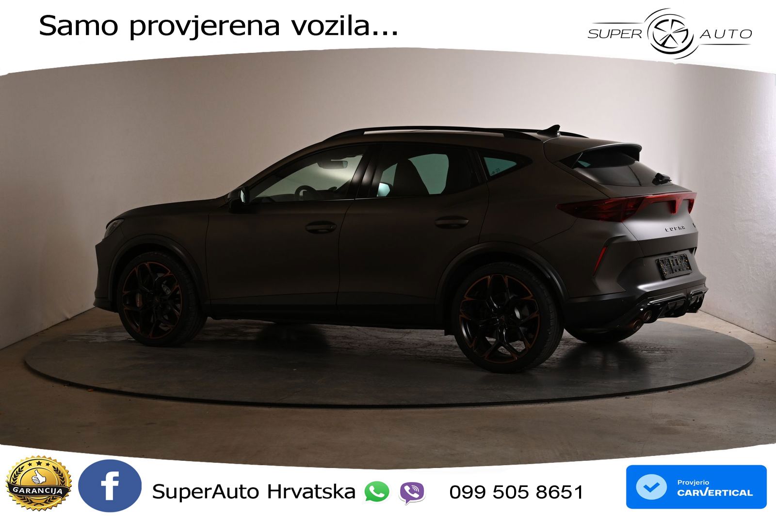 Cupra Formentor VZ5 2.5 TSI (390 KS) 4Drive DSG MATRIX+GR SJED+KAM