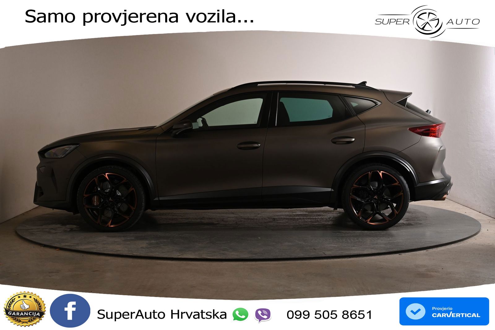 Cupra Formentor VZ5 2.5 TSI (390 KS) 4Drive DSG MATRIX+GR SJED+KAM