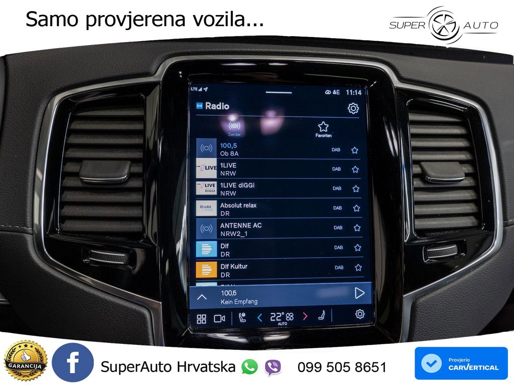 Volvo XC90 2.0 B5 Diesel AWD Automatic ZRAČNI+ACC+4xGR SJED+KAM
