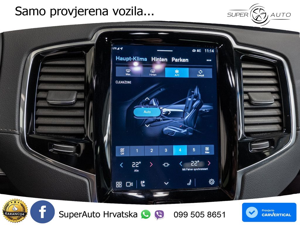 Volvo XC90 2.0 B5 Diesel AWD Automatic ZRAČNI+ACC+4xGR SJED+KAM