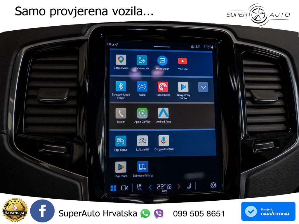 Volvo XC90 2.0 B5 Diesel AWD Automatic ZRAČNI+ACC+4xGR SJED+KAM