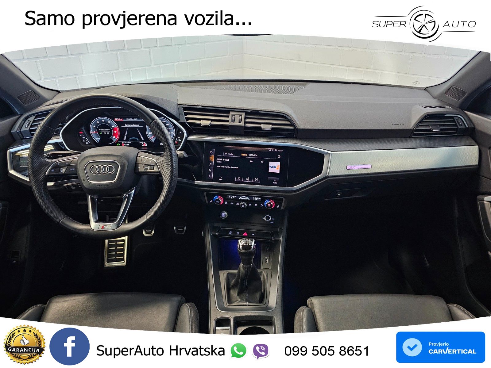 Audi Q3 35 TFSI (150 KS) S line LED+GR SJED+ACC