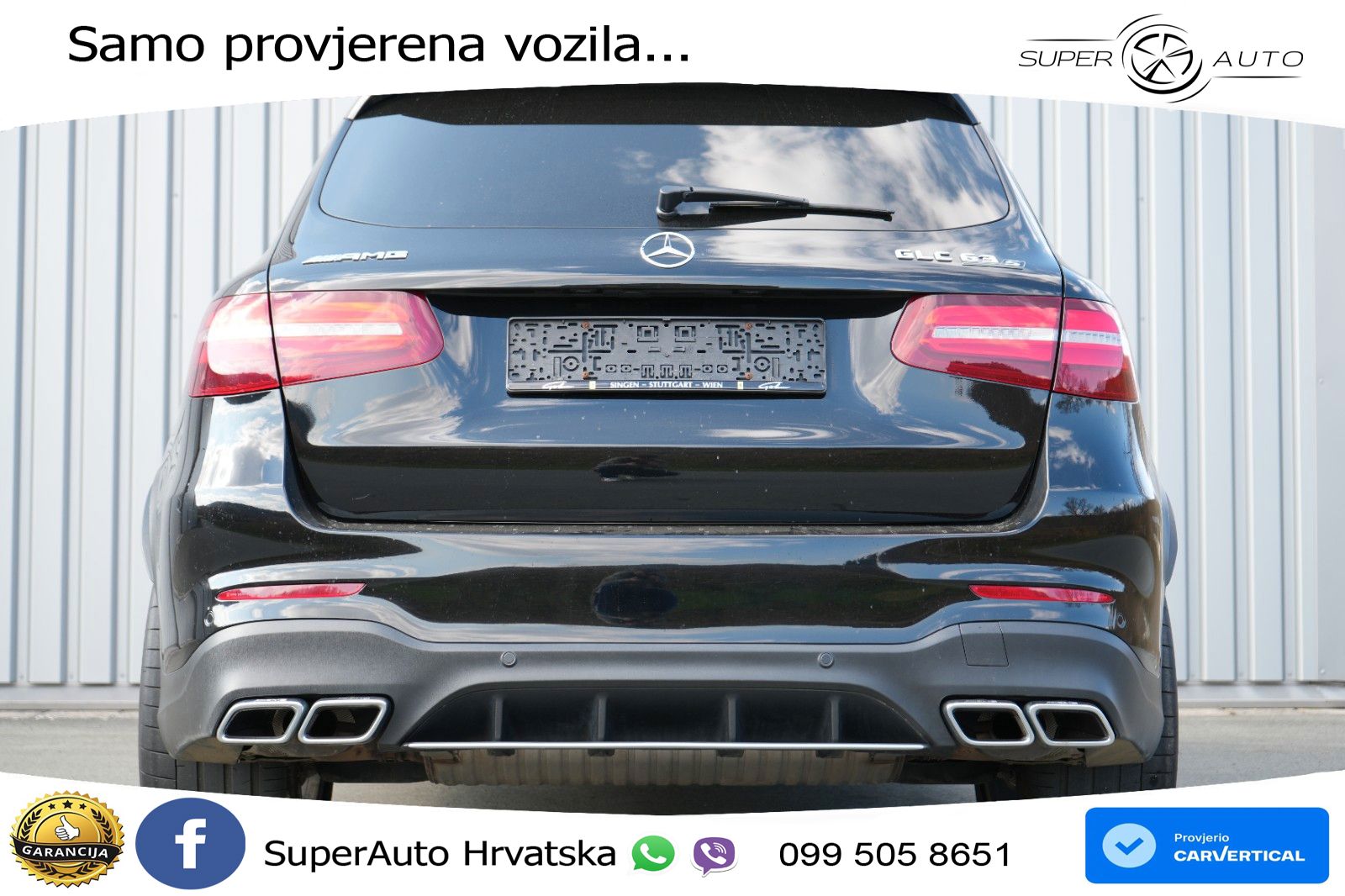 Mercedes AMG GLC 63 S V8 (510 KS) 4MATIC+ MCT ZRAČNI+ACC+GR SJED+KAM