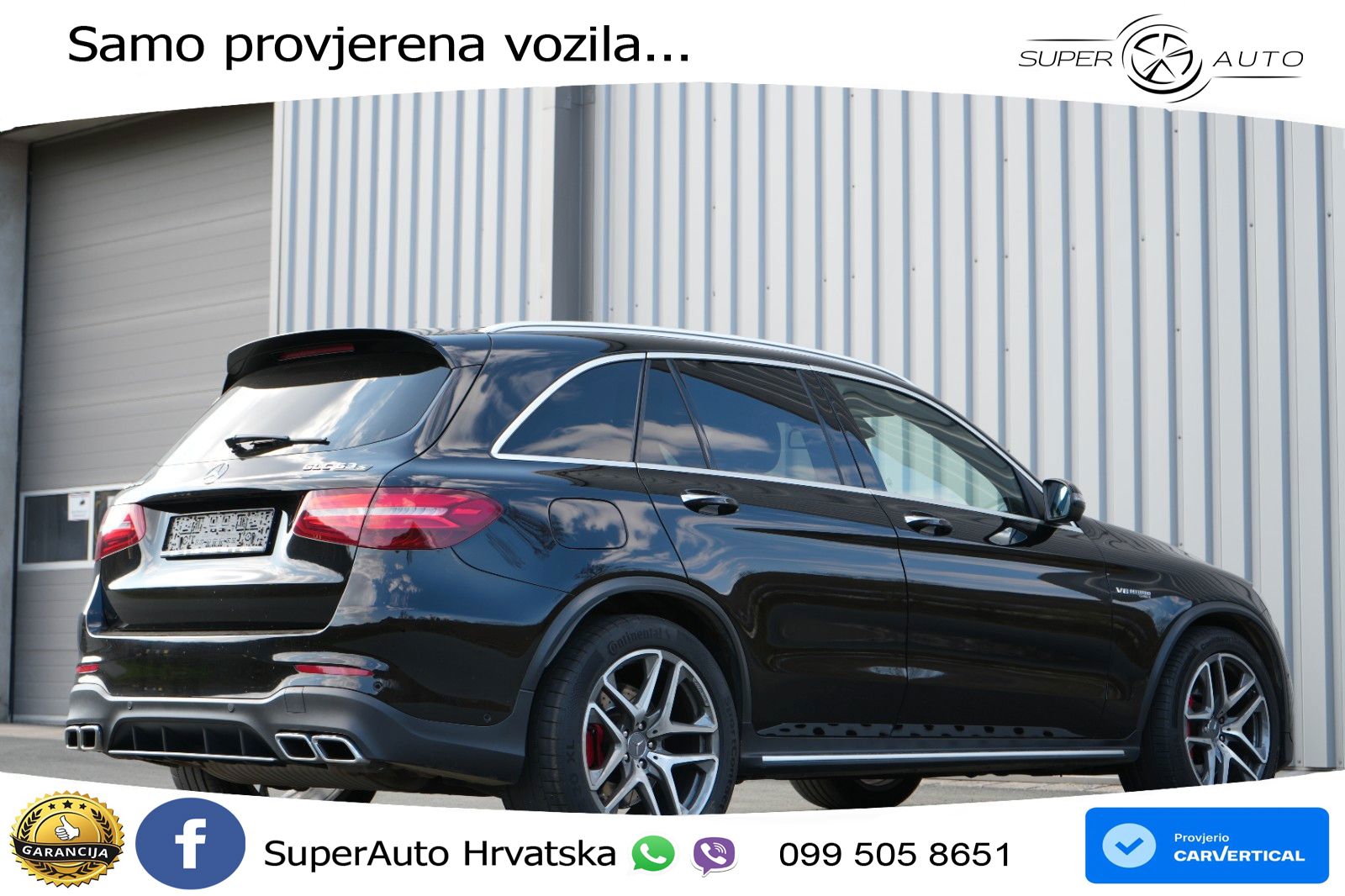 Mercedes AMG GLC 63 S V8 (510 KS) 4MATIC+ MCT ZRAČNI+ACC+GR SJED+KAM