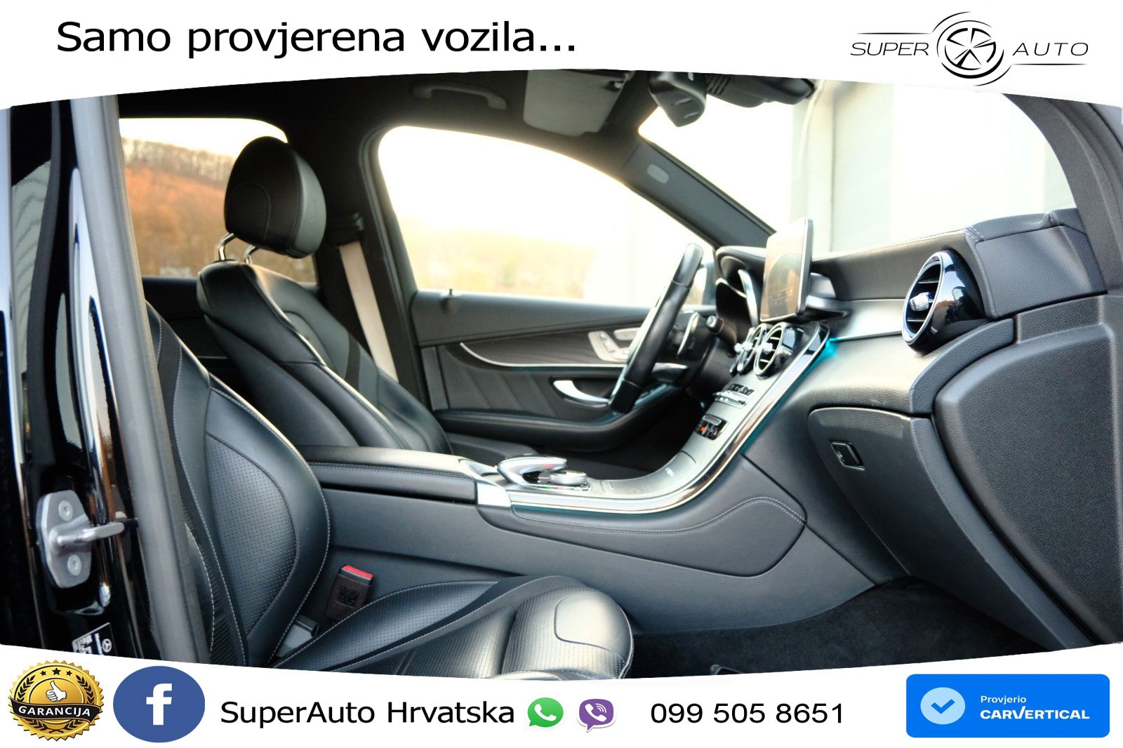 Mercedes AMG GLC 63 S V8 (510 KS) 4MATIC+ MCT ZRAČNI+ACC+GR SJED+KAM