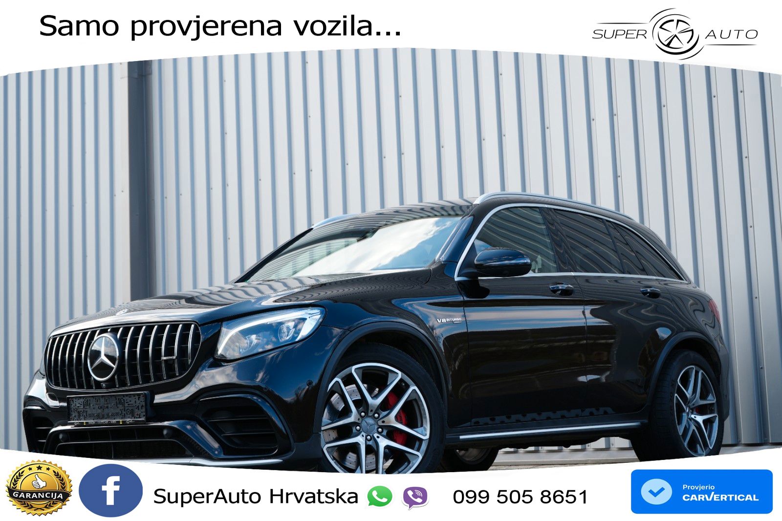 Mercedes AMG GLC 63 S V8 (510 KS) 4MATIC+ MCT ZRAČNI+ACC+GR SJED+KAM