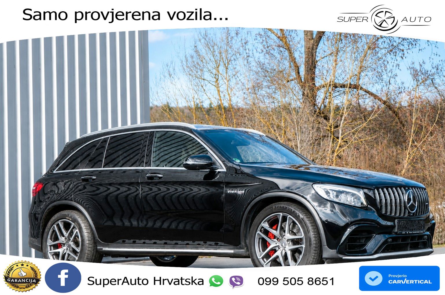 Mercedes AMG GLC 63 S V8 (510 KS) 4MATIC+ MCT ZRAČNI+ACC+GR SJED+KAM