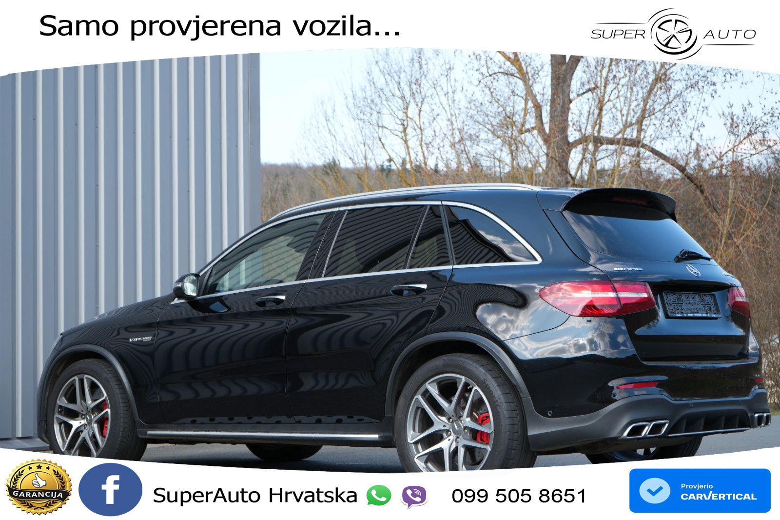 Mercedes AMG GLC 63 S V8 (510 KS) 4MATIC+ MCT ZRAČNI+ACC+GR SJED+KAM