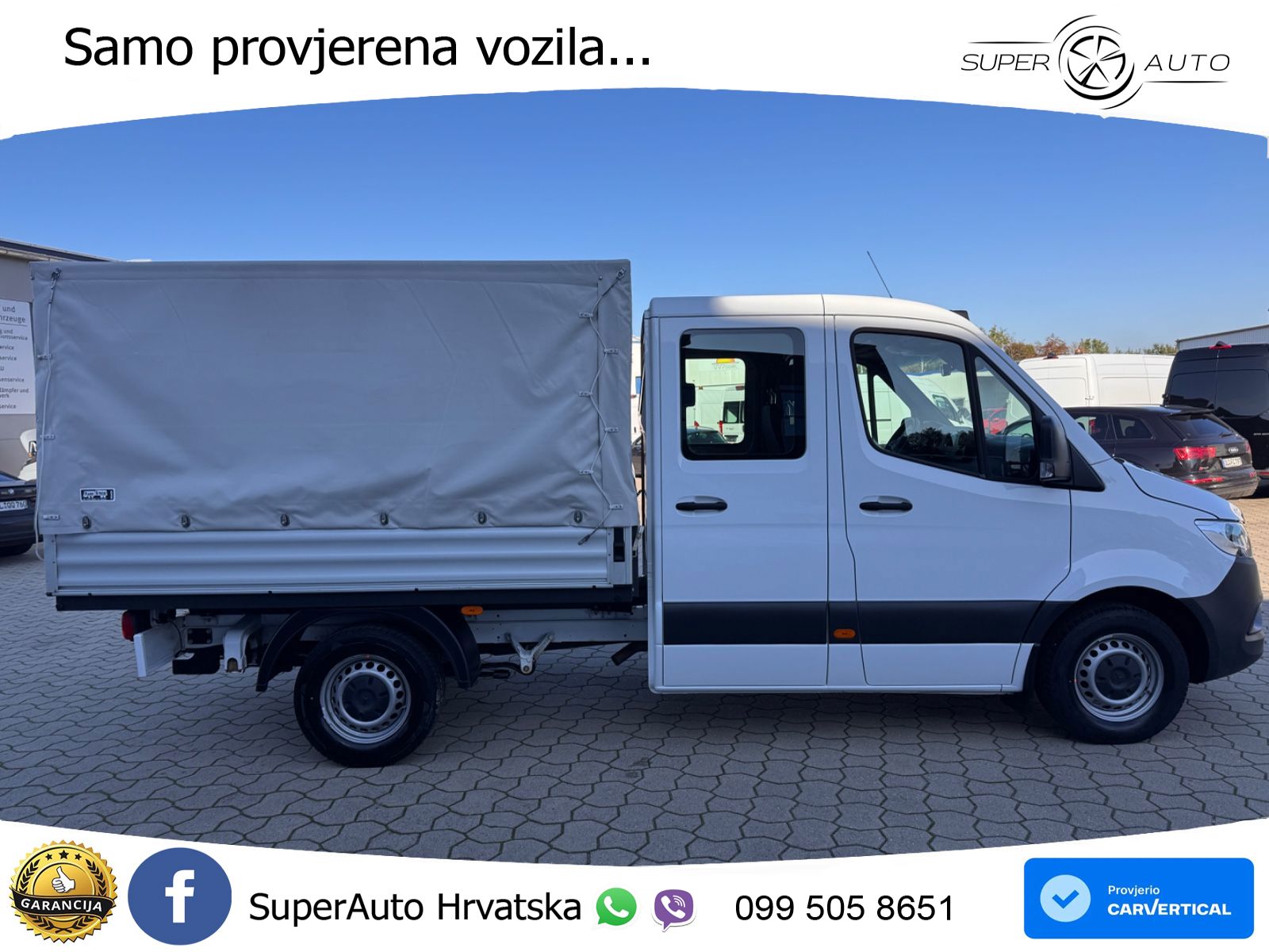 Mercedes-Benz Sprinter Pritsche DoKa 315 CDI*Klima*StHz*AHK* 150 KS