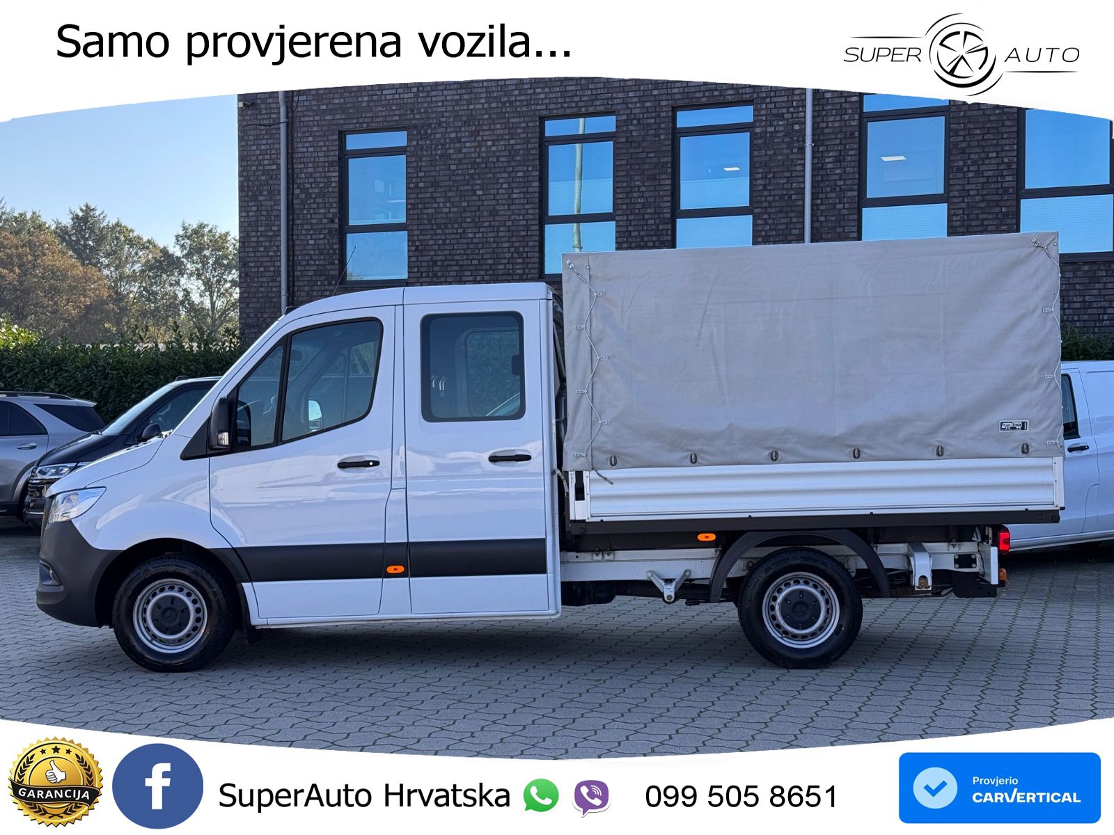 Mercedes-Benz Sprinter Pritsche DoKa 315 CDI*Klima*StHz*AHK* 150 KS