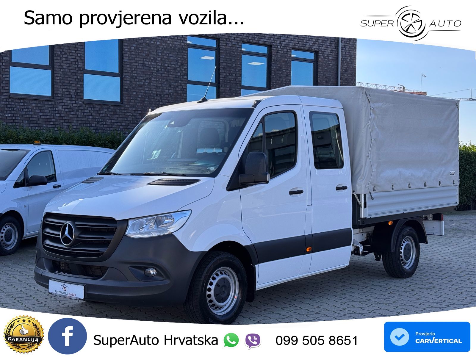 Mercedes-Benz Sprinter Pritsche DoKa 315 CDI*Klima*StHz*AHK* 150 KS