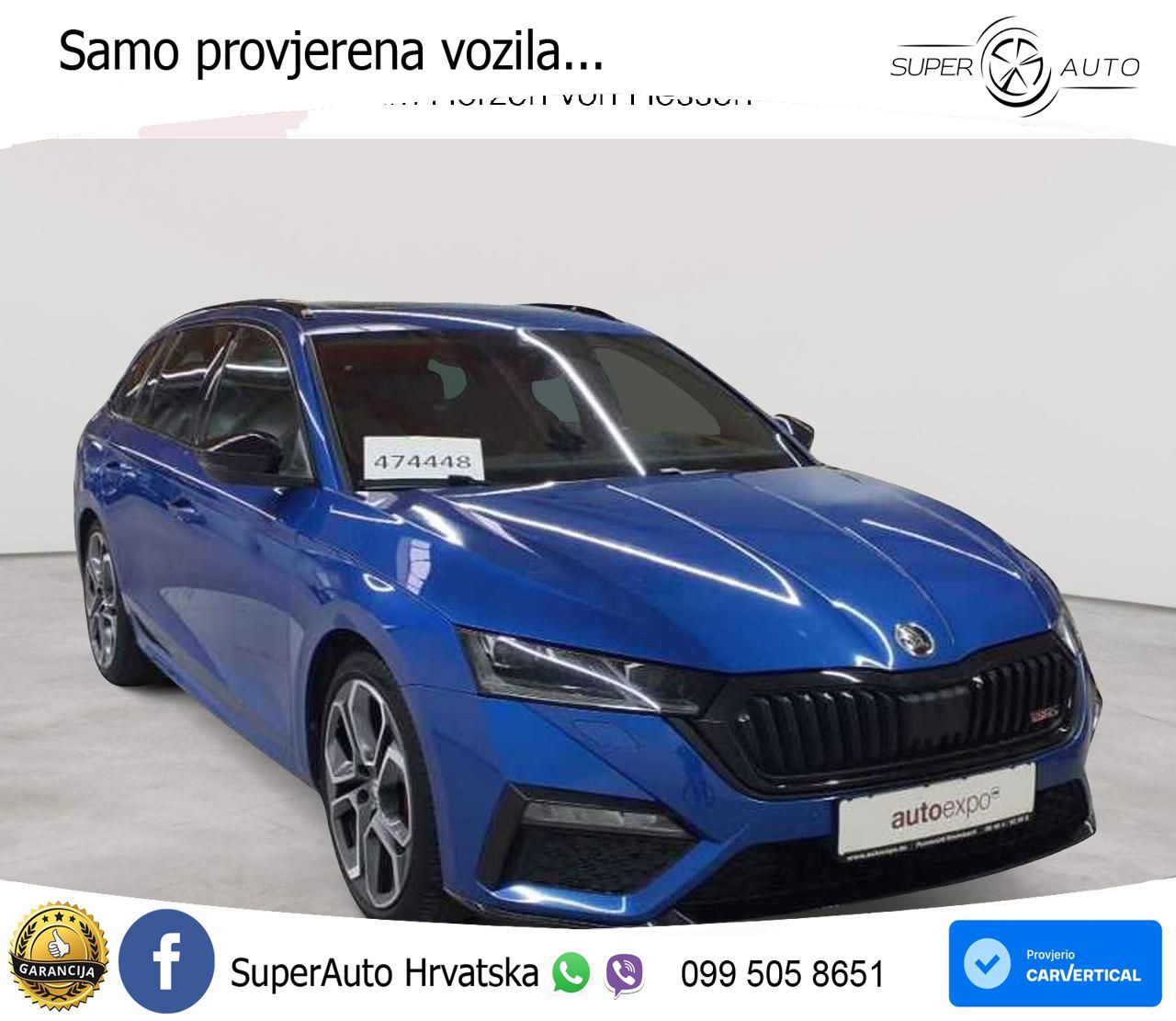 Škoda Octavia Combi RS 2.0 TDI (200 KS) DSG