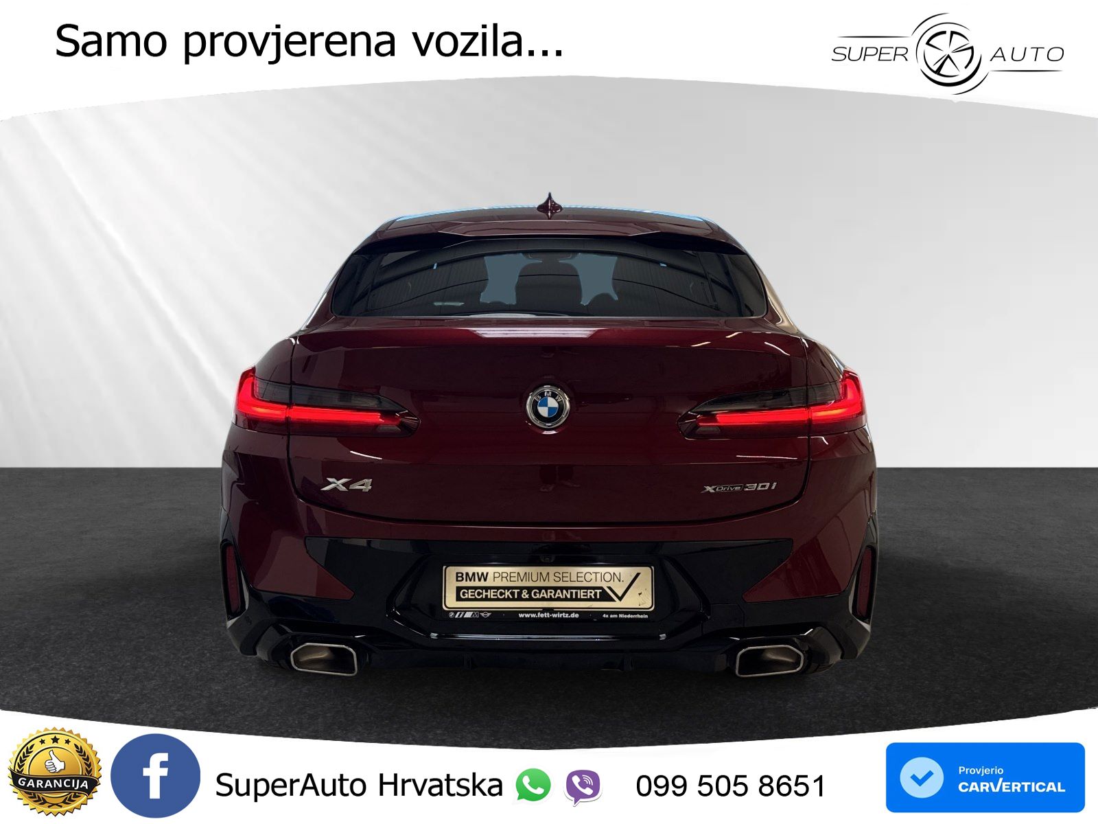 BMW X4 30i (245 KS) xDrive Steptronic