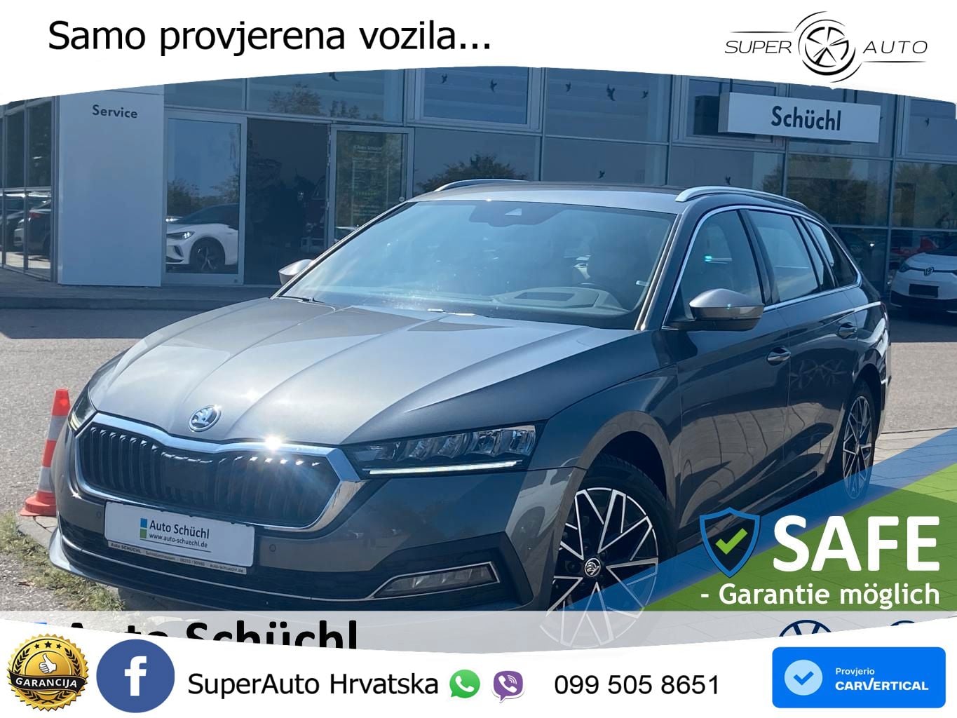 Škoda Octavia Combi 2.0 TDI (150 KS) DSG LED+GR SJED+ACC