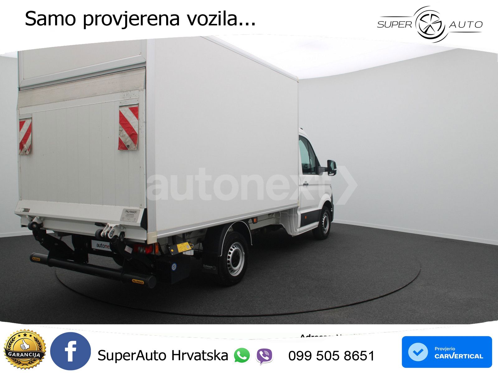 Volkswagen Crafter 35 *Ladebordwand* 1.Hand+Kamera (7448) 140 KS