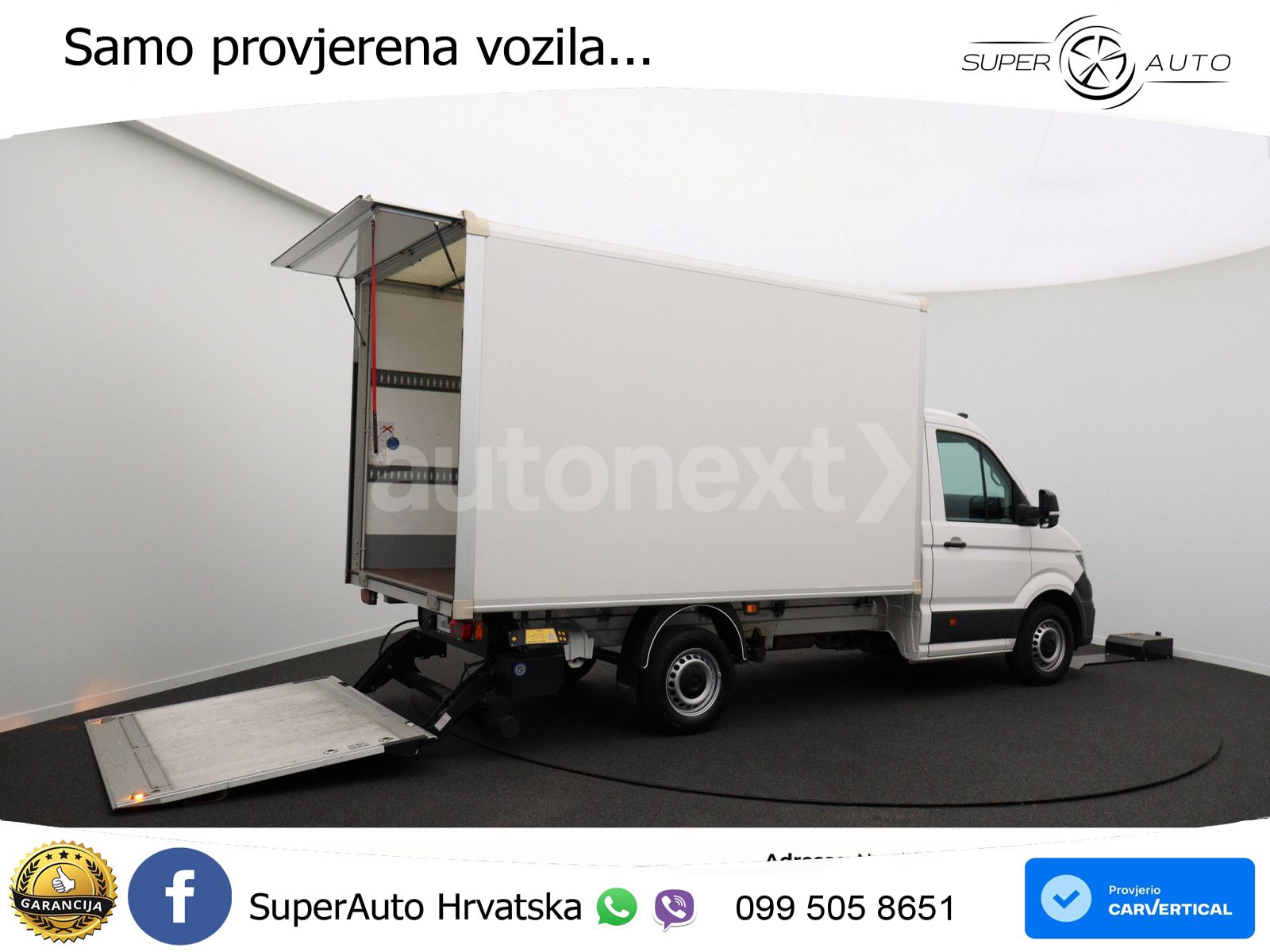 Volkswagen Crafter 35 *Ladebordwand* 1.Hand+Kamera (7448) 140 KS