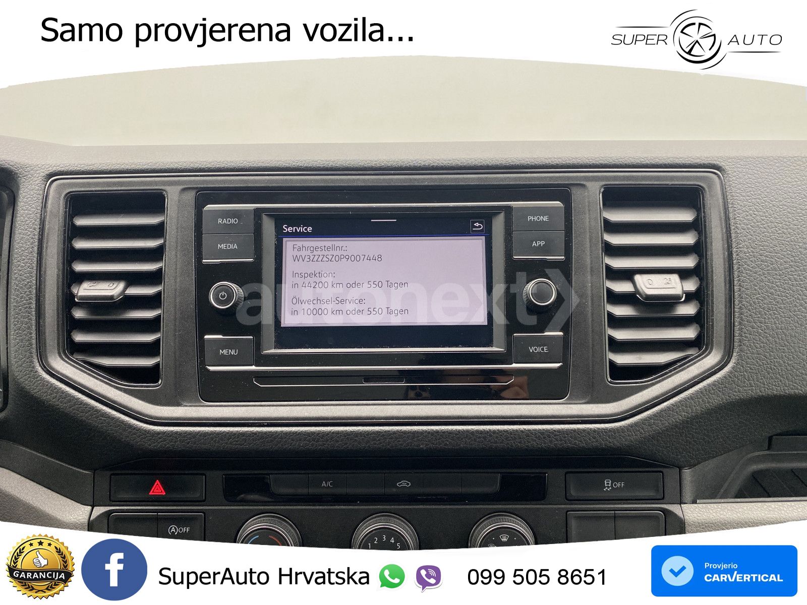 Volkswagen Crafter 35 *Ladebordwand* 1.Hand+Kamera (7448) 140 KS