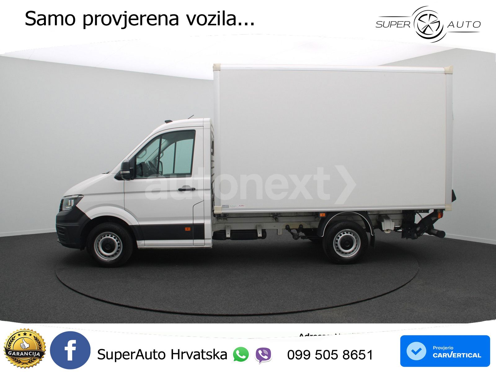 Volkswagen Crafter 35 *Ladebordwand* 1.Hand+Kamera (7448) 140 KS