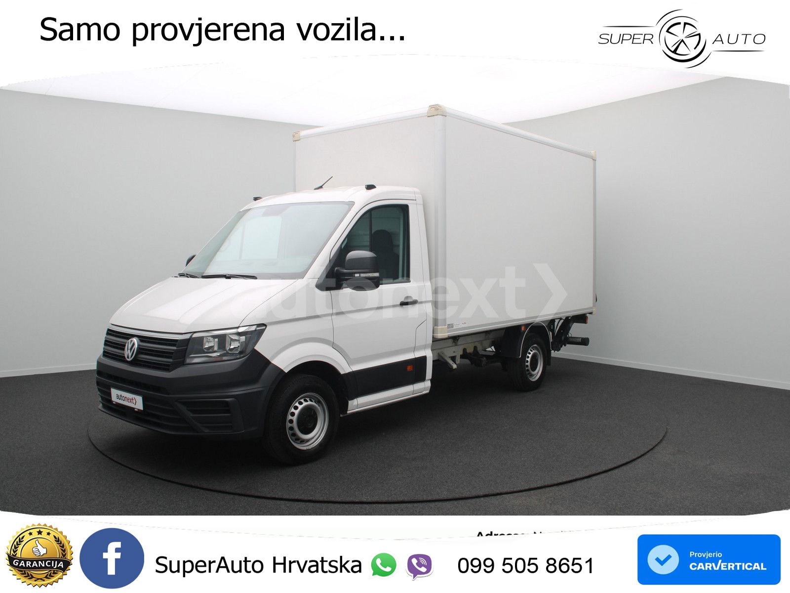 Volkswagen Crafter 35 *Ladebordwand* 1.Hand+Kamera (7448) 140 KS